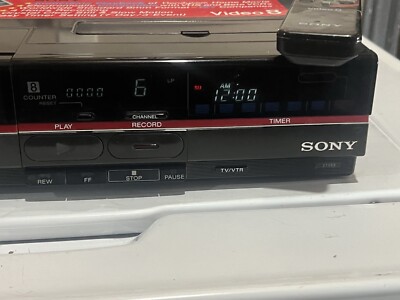 Sony EV-A80 Video 8 Cassette Recorder VCR Deck W/ Remote Untested