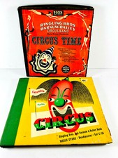 Lot (x2) DECCA Columbia Records Sets Ringling Bros Barnum Bailey circus carnival