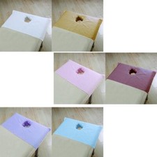 Baumwolle Bettbezug Bettlaken Leinen Matratze mit Gummiband Gesichtsloch für