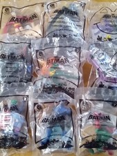 BATMAN THE BRAVE AND THE BOLD MCDONALD'S TOYS X 9 2010 - NEW