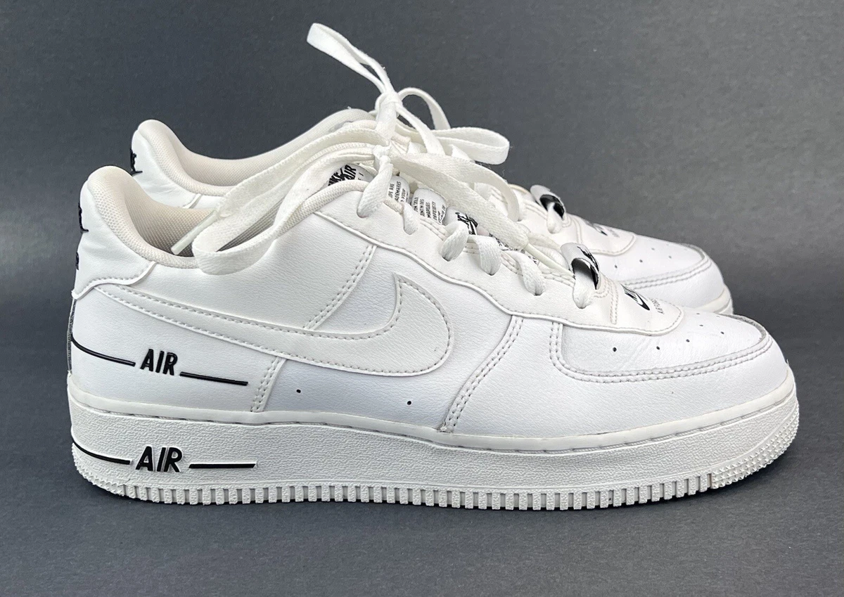 Nike Air Force 1 LV8 3 White Black (GS) Kids' - CJ4092-100 - US