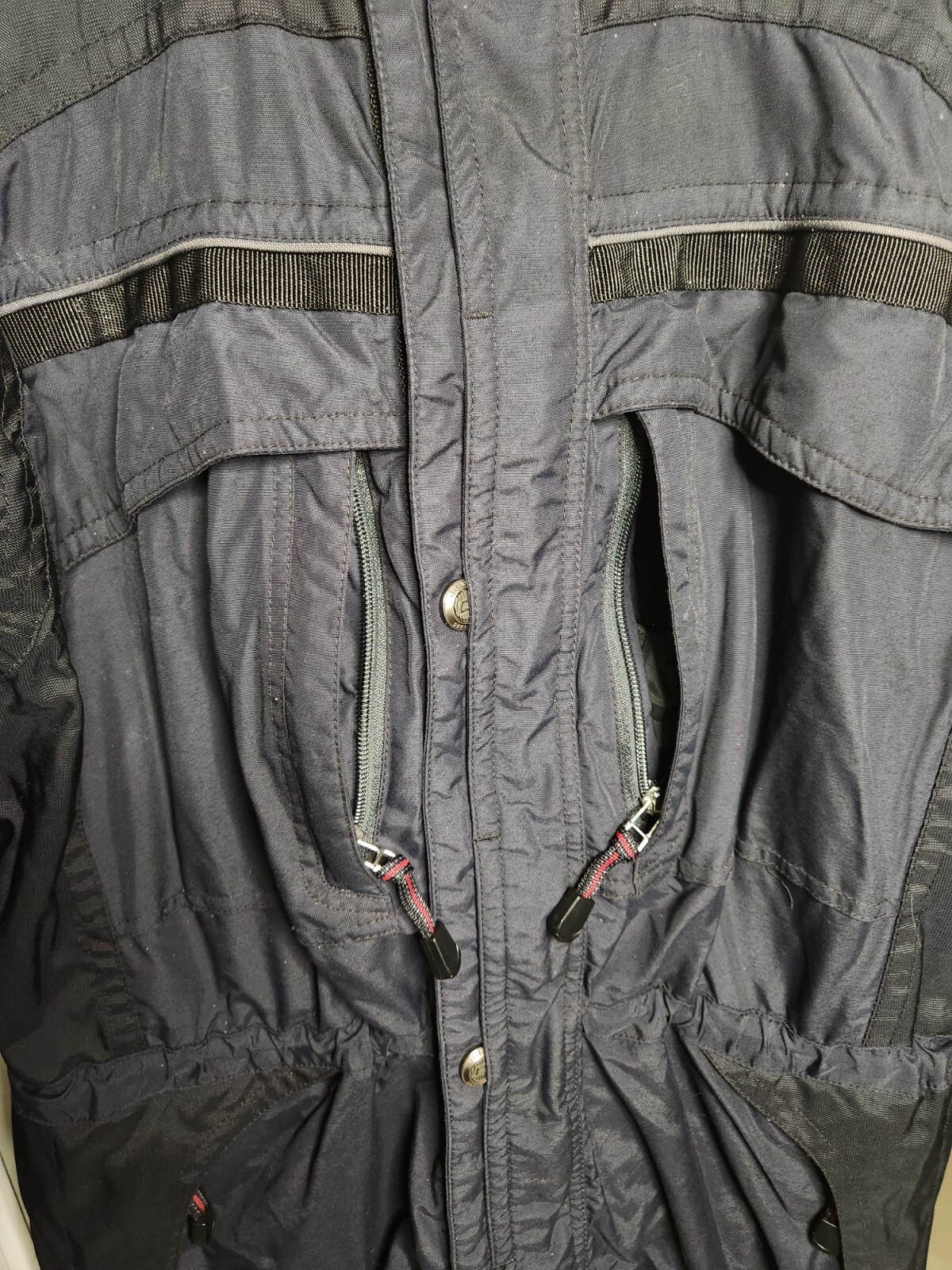 Obermeyer Alpha One Zip & Button Snap Closure Blu… - image 4