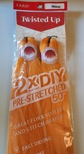 X-Pression Braid Hair Outre 100 Kanekalon Twisted Up DIY Prestretched 50" Oran