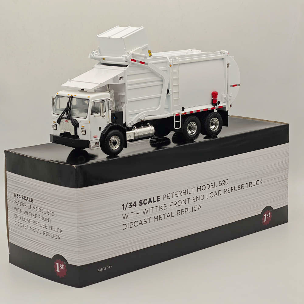 FIRST 1/34 PETERBILT MODEL 520 WITH WITTKE REFUSE TRUCK 10-4193