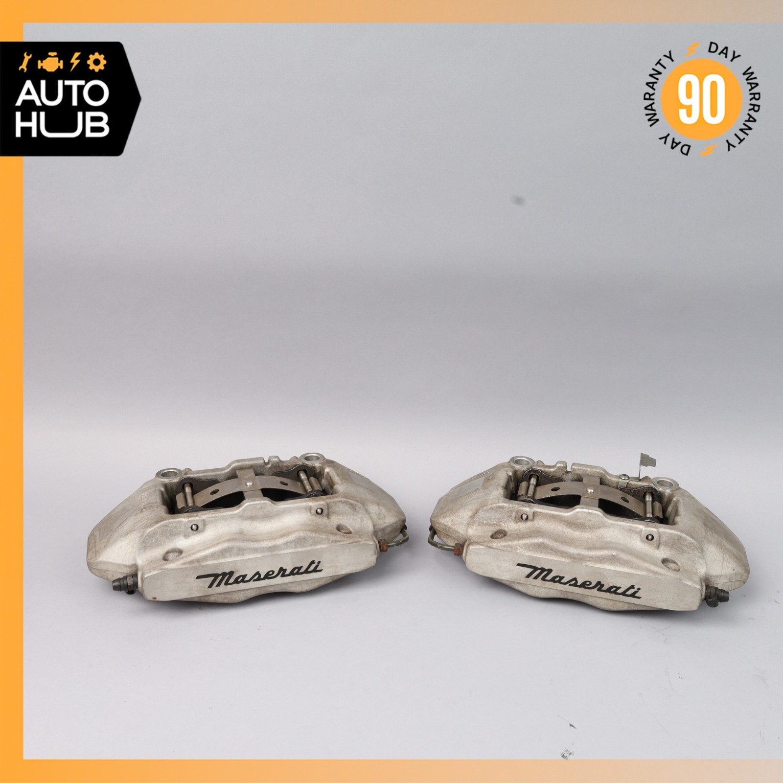 14-17 Maserati Ghibli 3.0L Front Left & Right Brake Caliper Calipers Set OEM 51k