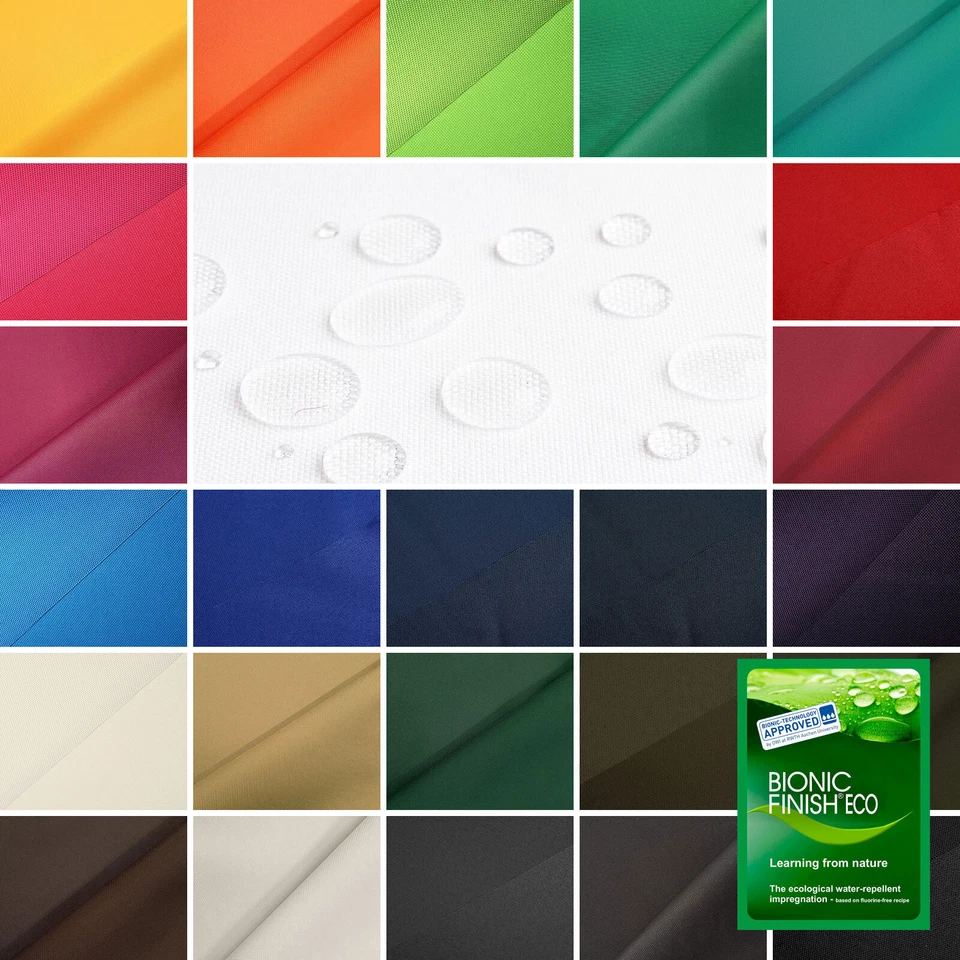 AKTIVSTOFFE 1075: wasserabstoßendes Polyestergewebe - beschichtet & imprägniert - per Meter