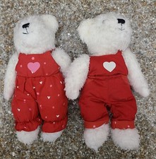 Hallmark Blushing Bears Magnetic Attraction Kissing Plush Valentines Day 2004