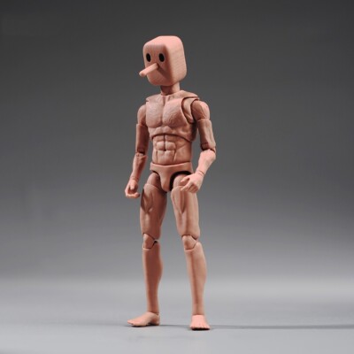 US NOTAMAN NT-02 1:12 Male Super Flexible Narrow Shoulder Action Figure Body Toy