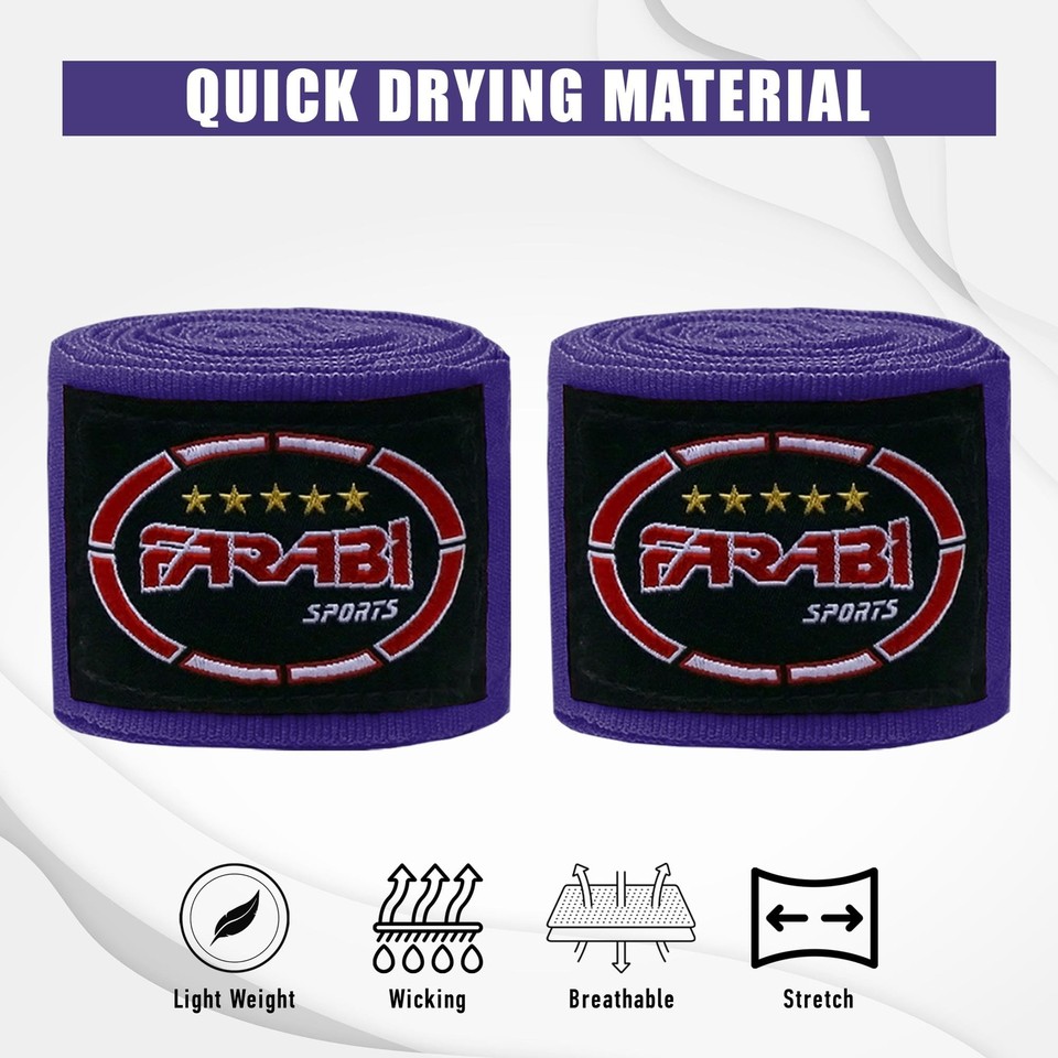 FARABI Kids Boxing Hand Wraps 2.5 Meters Junior Hand Wraps Boxing Hand Wraps eBay