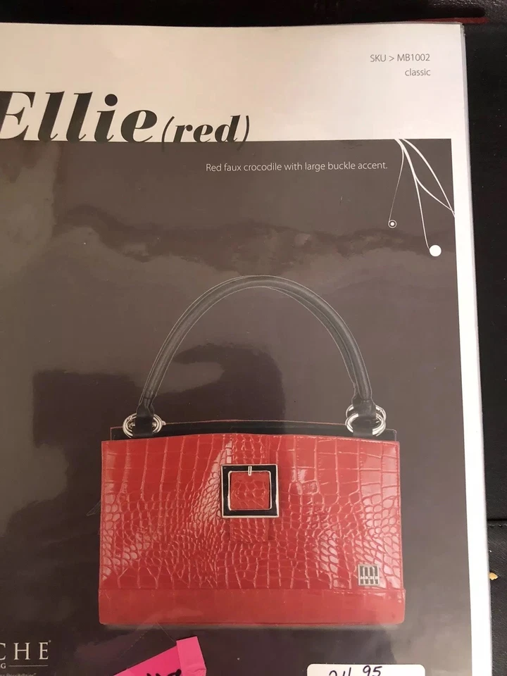 Auténtico Miche~NUEVO~CÁSCARA~Rojo Ellie~Cáscara CLÁSICA~Lote de 3 pulgadas Foto 4 de 4