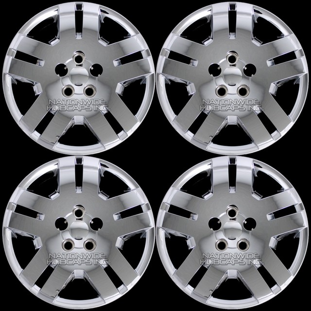 4 fits Dodge Avenger Caliber 0714 Chrome 17" Bolt On Hub Caps Rim