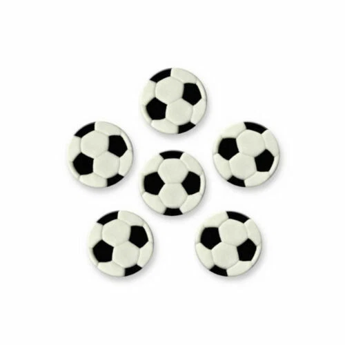 Fiori e decorazioni di zucchero tema sport per torte e dessert