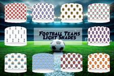 Kids Football Light Shade Lampshade team goal soccer fifa bedroom - 3 Sizes