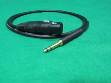 CANARE L-4E5C QUAD BALANCED TT BANTAM to XLR FEMALE  CABLE , 6 FT.