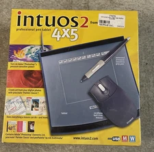 Wacom Intuos 2 4 x 5 Professional Graphics USB Tablet - Win and Mac