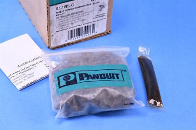 100 Panduit Black Thread-Forming Bonding Screw #12-24 x 1/2 RGTBS-C