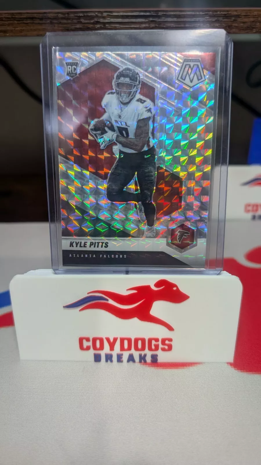 2021 Panini Mosaic Kyle Pitts Prizm Silver RC #311 Atlanta Falcons