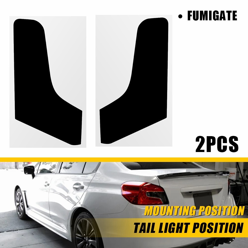 2015-2021 WRX STI Smoke Tail Light Tint Overlay Vinyl Film Precut