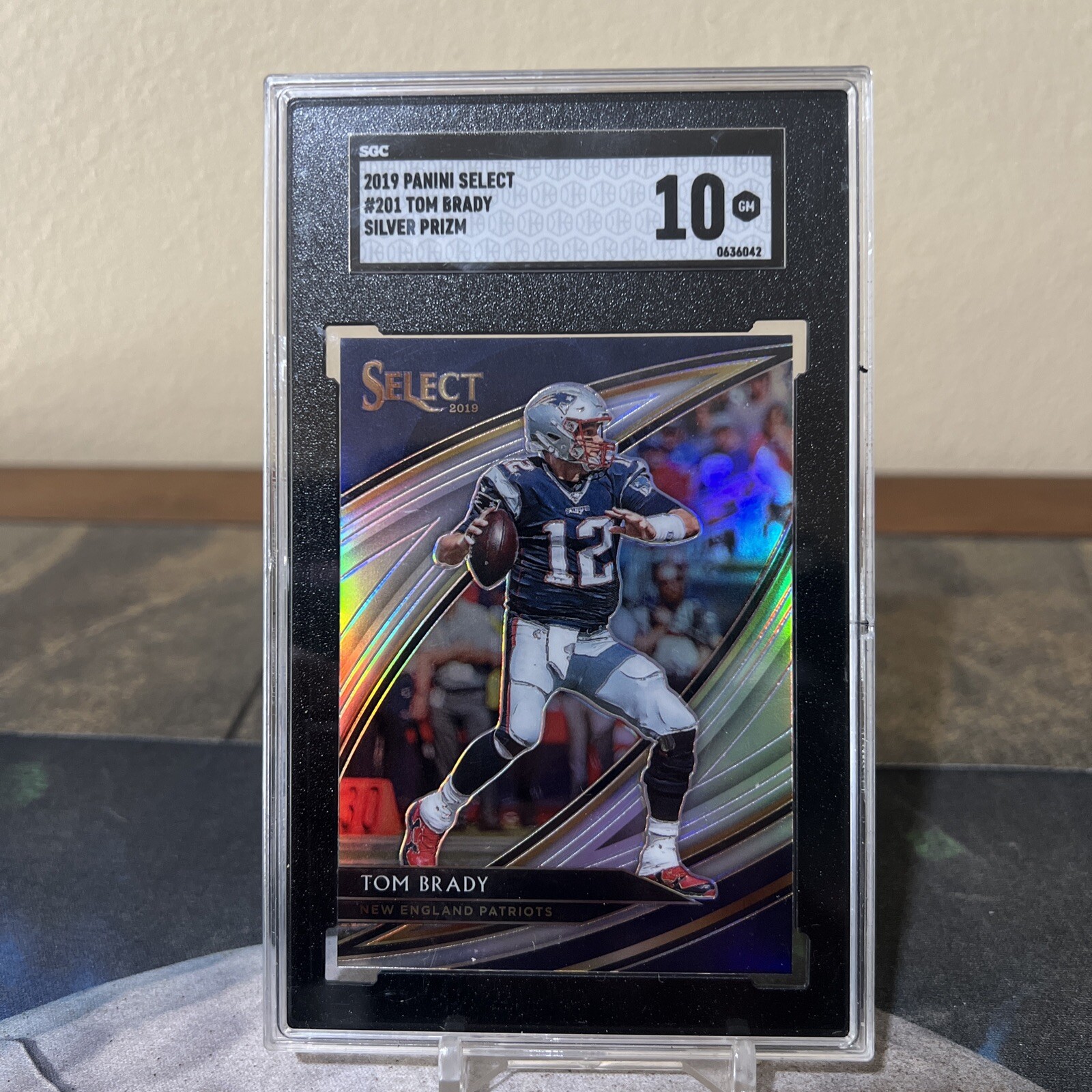 2020 Panini Select Tom Brady Silver Prizm Field #301 Patriots PSA 10