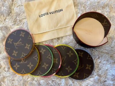 LOUIS VUITTON coaster set Monogram Vuitton Monogram 10 x 4 x 10 cm