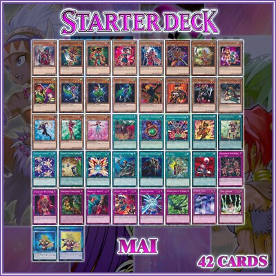 AMAZON HARPIE STARTER DECK 42 | Queen Sisters Lady Duelist Mai Kingdom  YuGiOh