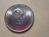 Wild Cat coin set 6 coins all unc coins animal coin Peru Israel 4