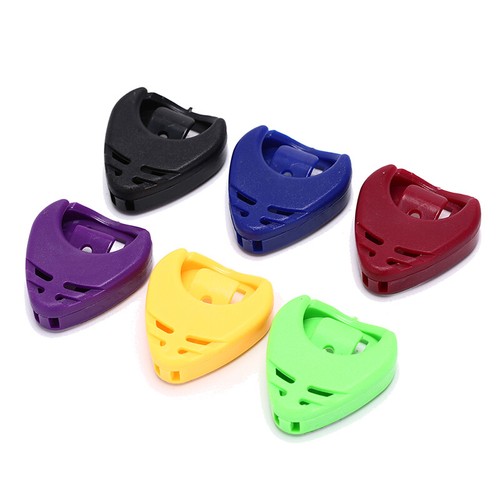 6pcs plastic heart shape guitar pick collection holder guitar pick case boxB.G5 - Bild 6 von 8
