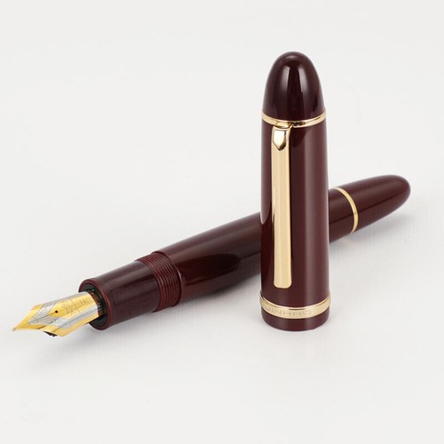 JinHao X159 Füllfederhalter aus Acryl, schwarz, Metall, Goldclip, 0,5 mm F-Feder - Afbeelding 14 van 15