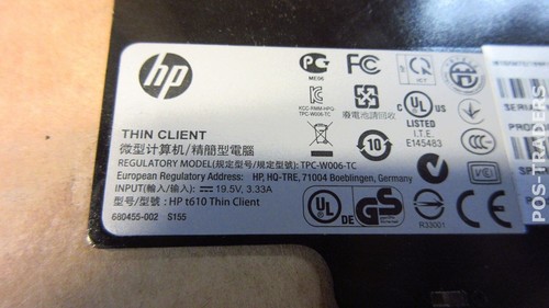 HP Thin Client T610 AMD G-T56N 1,65GHz Thinclient 696449-001 - COVERS ARE LOOSE - Photo 4/5