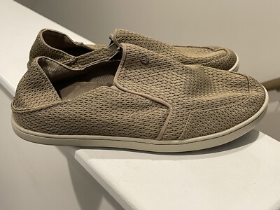 OluKai Nohea Mesh Slip-on Loafer Shoes Mens Size 8 Clay Banyan Drop Heel Olukai - Nohea Mesh – Shades Sunglasses main image 2