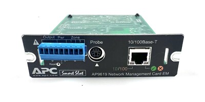 APC AP9619, USV-Netzwerk-Management-Karte, APC UPS Smart-Slot, 10/100MBit