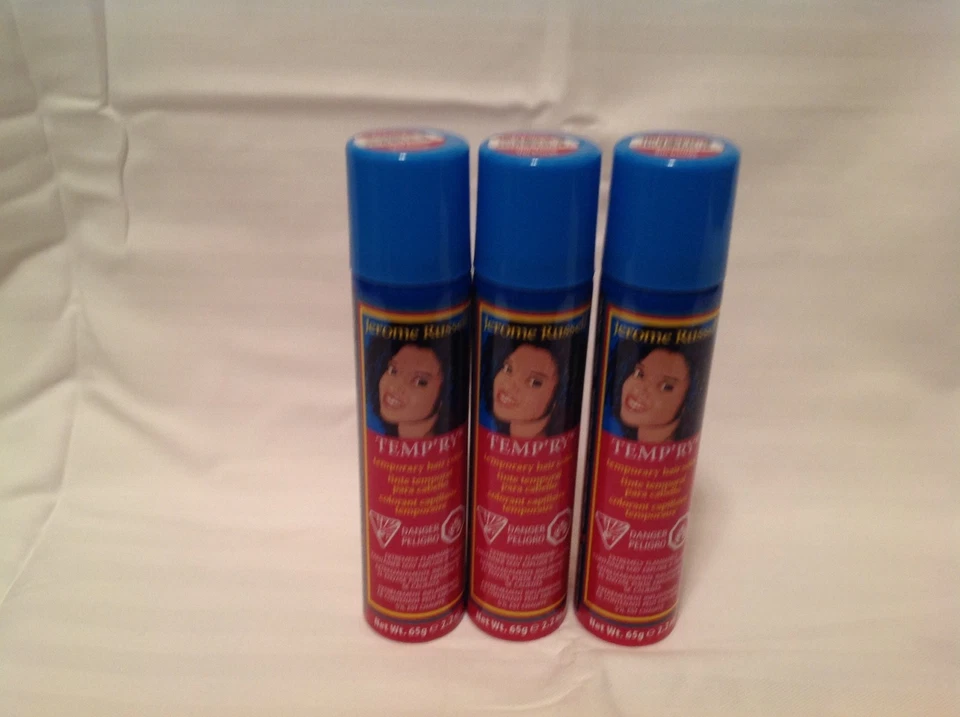 Spray de color temporal para cabello Jerome Russell Temp'ry 65 ml vino tinto - LOTE DE 3  Foto 2 de 4