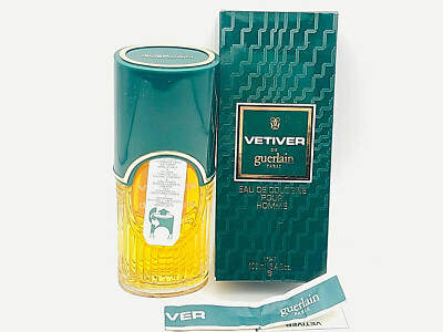 VETIVER GUERLAIN VINTAGE PARFUM EDC 100 ml SPLASH Herren OLD EAU DE COLOGNE RARE