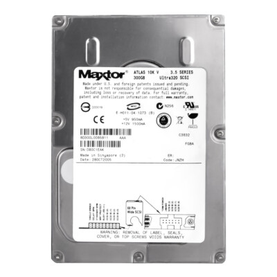 【中古】 Maxtor MaXLine III 7L300S0 300GB 7200RPM 16MB Cache SATA 1.5Gb/s 3.5インチ ハードディスク Hard Drive MAXTOR ATLAS 10K V 8D300L0 300GB 10K 8MB SCSI U320 3.5