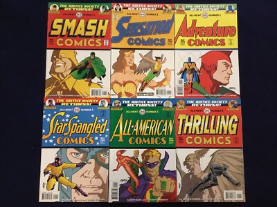 Smash, Sensation, Adventure, Star Spangled, All American & Thrilling Comics 1