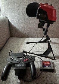 Virtual Boy - Good Condition! Red Alarm Included; Has Original Ribbon Cables