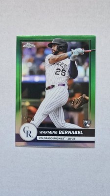 #19 Warming Bernabel 2026 Topps - Flagship Collection Chrome Green #/99
