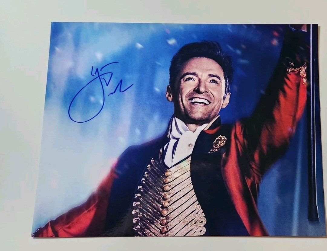 Hugh Jackman GREATEST SHOWMAN Autographed 8.5x11  Photo - with COA