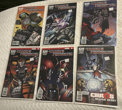 Transformers Ongoing IDW  16 17 18 19 20 21 Straight Run High End Comic Lot 2011