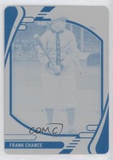 2022 Panini Absolute Printing Plate Cyan 1/1 Frank Chance #2 HOF qf8