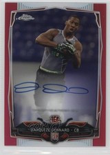 2014 Topps Chrome BCA Pink Refractor Rookie 45/75 Darqueze Dennard #204 Auto k2u