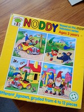 Noddy Four Different Jigsaws Vintage BBC Box set