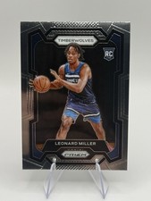 2023 Panini Prizm #155 Leonard Miller Minnesota Timberwolves Trading Card NBA