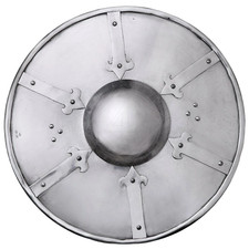 Medieval Knight Metal Shield Viking Round Shield Renaissance Fair Cosplay