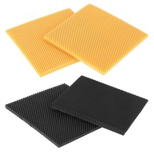 Qianyu 4pcs High Heel Patch Square Sole Repair Tips High Heel Tread Replaceme...