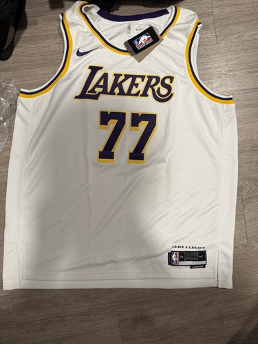 Authentic Los Angeles Lakers Luka Doncic #77 Nike Association Edition Jersey XXL