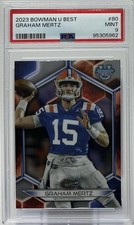 Graham Mertz Rookie PSA 9 - 2023 Bowman's Best U. - Badgers, Gators, Texans