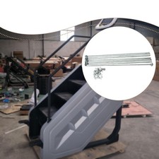 8 tiges de rechange pour monte-escalier - Accessoire léger pour l'entretien