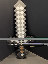 Minecraft Foam Pixel Sword Toy Prop - Minecraft-Style Pixelated Sword