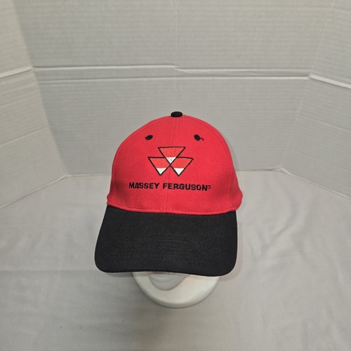 Massey Ferguson Traktor Logo Mütze Twill Baseball verstellbarer Riemen hinten neu ohne Etikett Otto